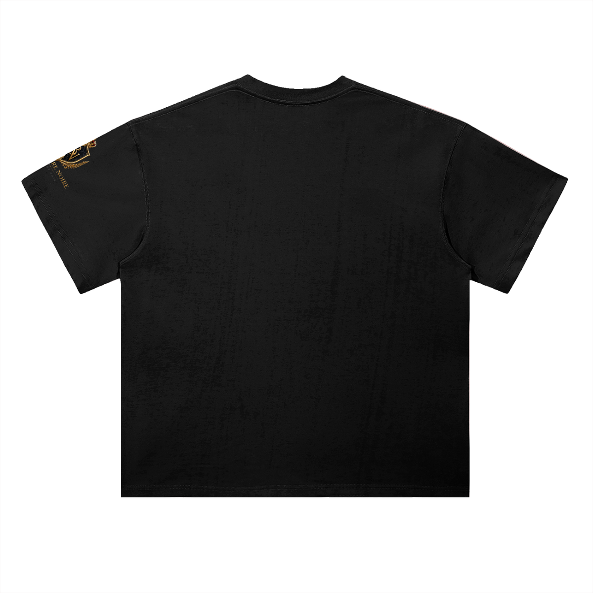 Belvedere Noire Heavyweight Drop Shoulder T-Shirt, oversized tee, back view