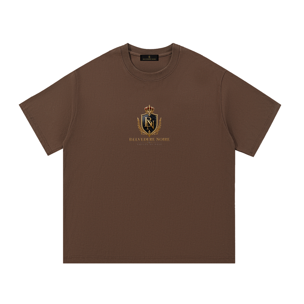 Belvedere Noire Essential Cotton T-Shirt — Unisex 260gsm Oversized Streetwear Tee