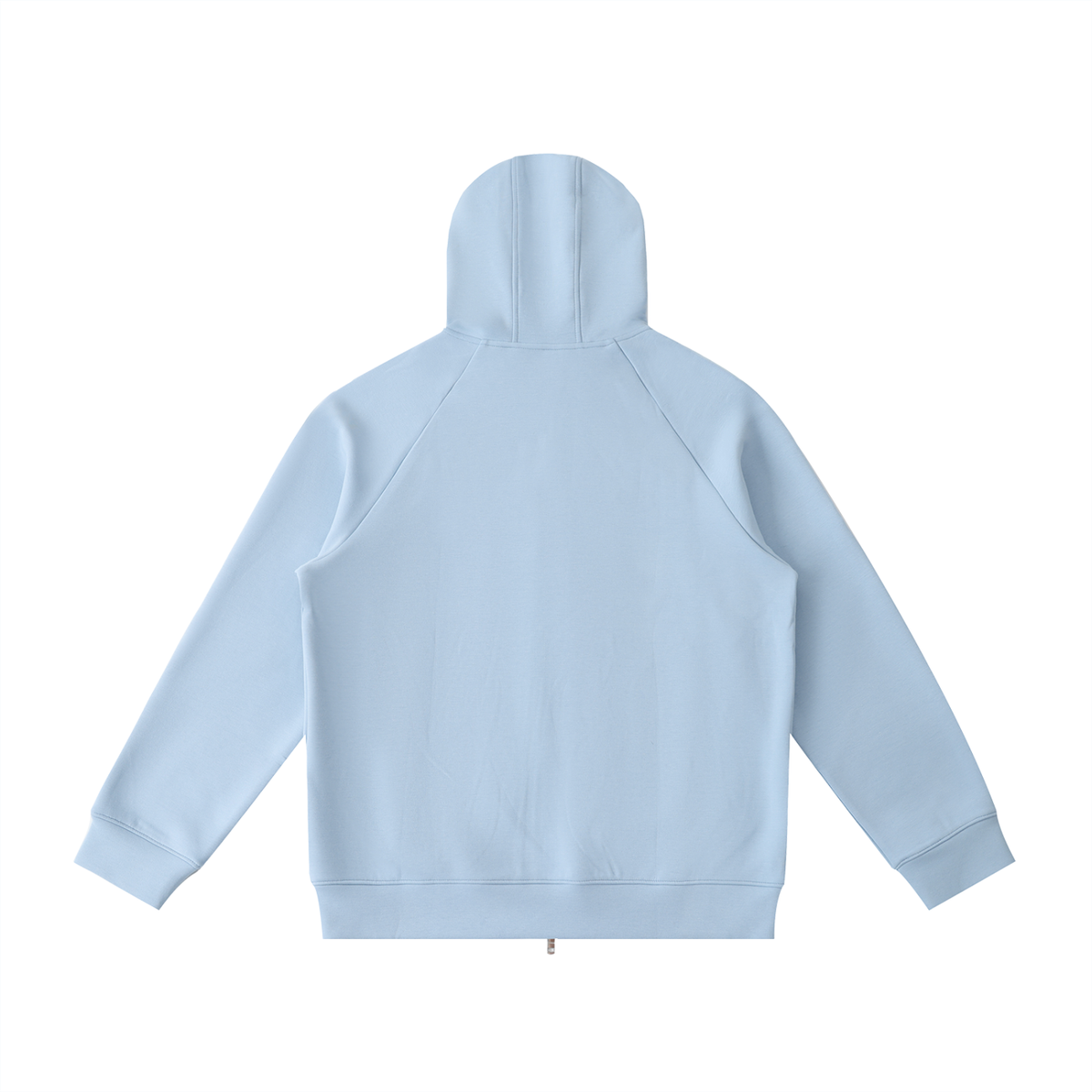 Belvedere Noire Heavyweight Raglan Zip Hoodie, side view