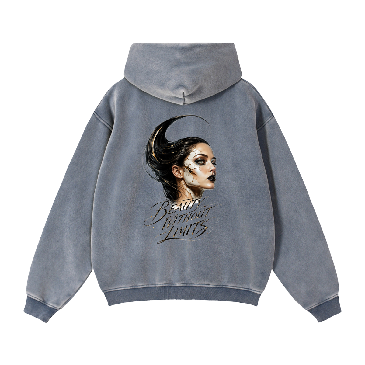 Belvedere Noire Zip-Through Boxy Fleece Hoodie, full colourway range