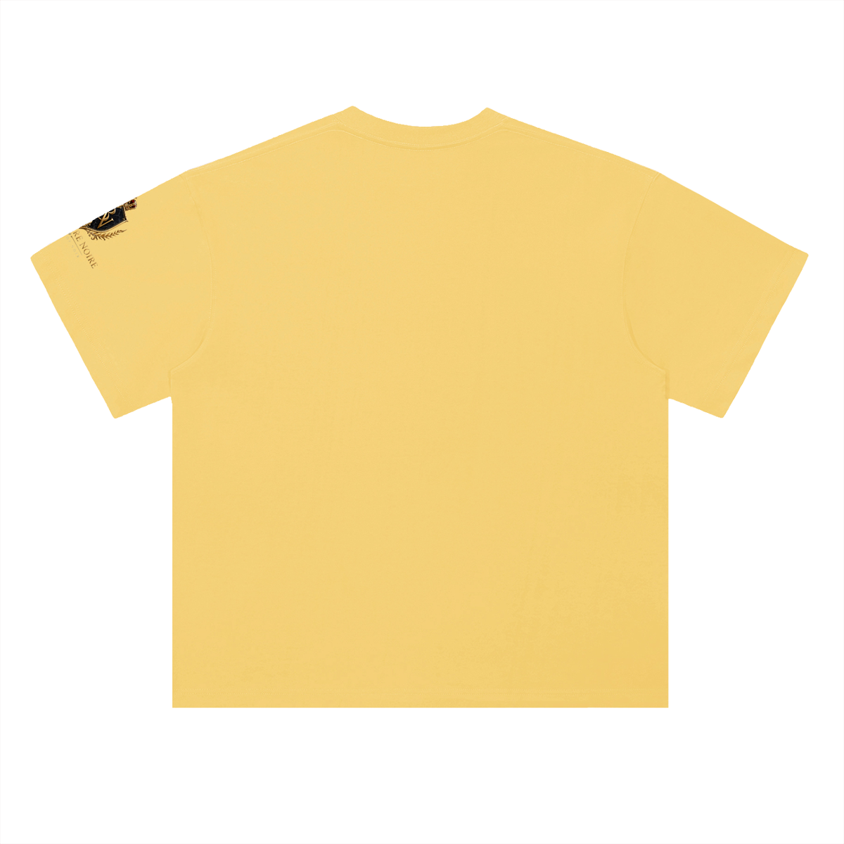 Belvedere Noire Heavyweight Drop Shoulder T-Shirt — Unisex Pure Cotton Oversized Tee