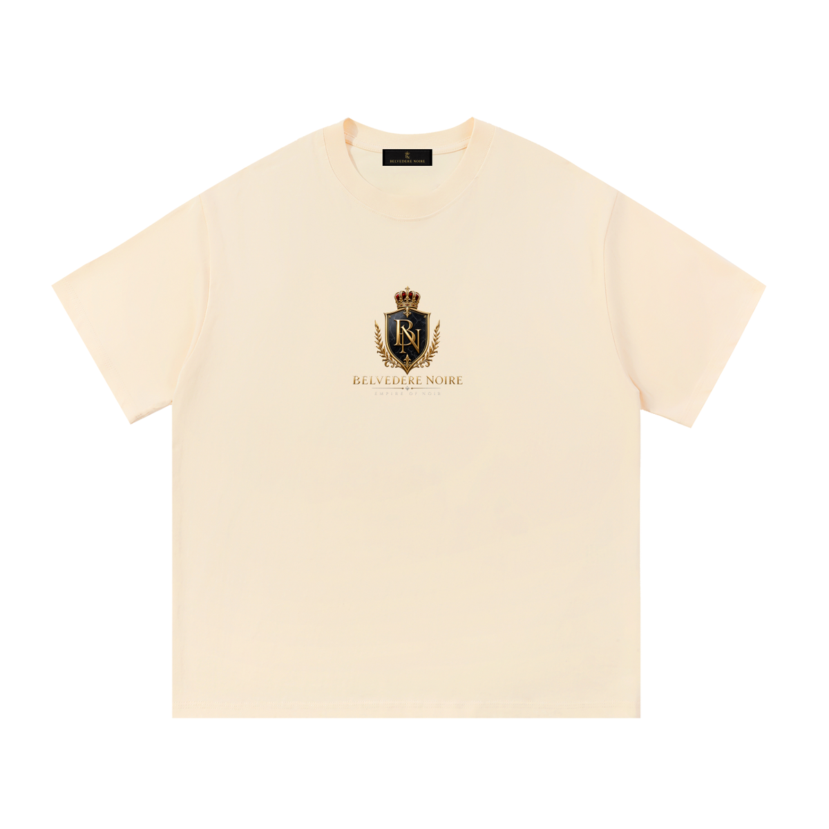 Belvedere Noire Essential Cotton T-Shirt in wine red