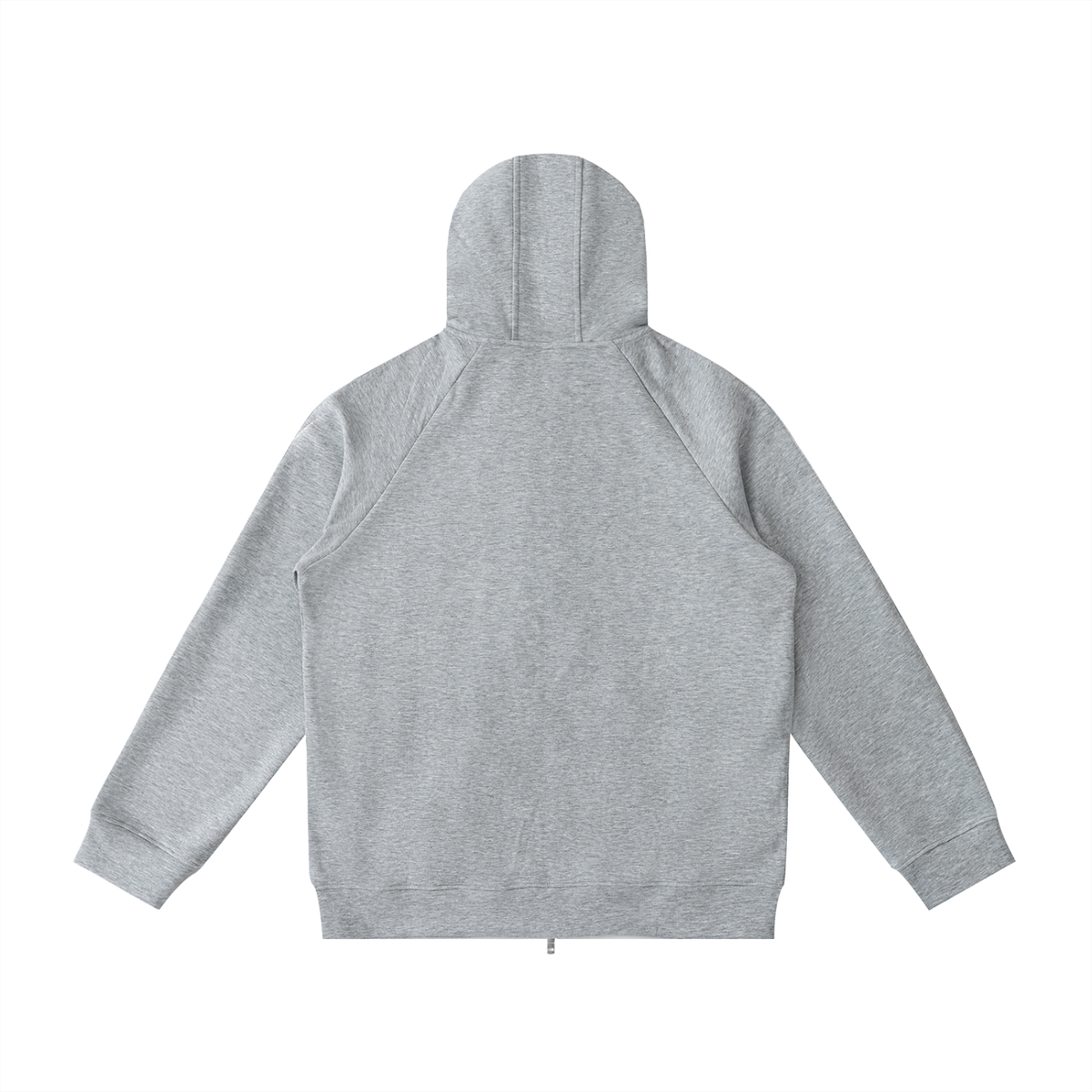 Belvedere Noire Heavyweight Raglan Zip Hoodie in apricot