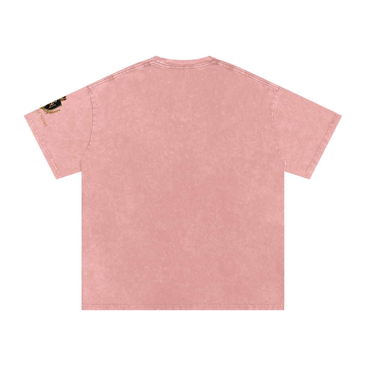 Belvedere Noire Snow Washed Oversized Cotton T-Shirt — Unisex 250gsm Vintage Wash Tee