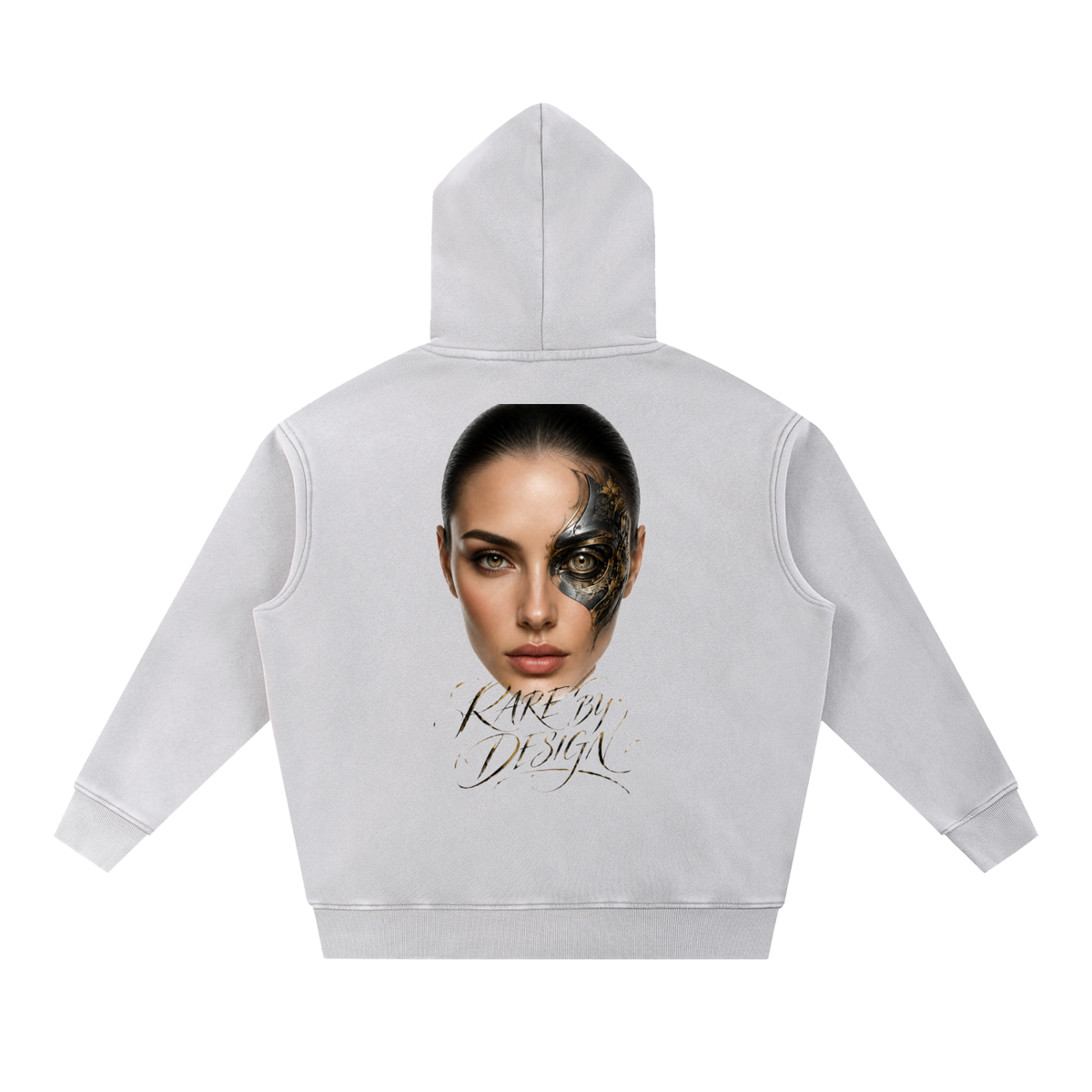 Belvedere Noire Snow Wash Fleece Oversized Hoodie, side view