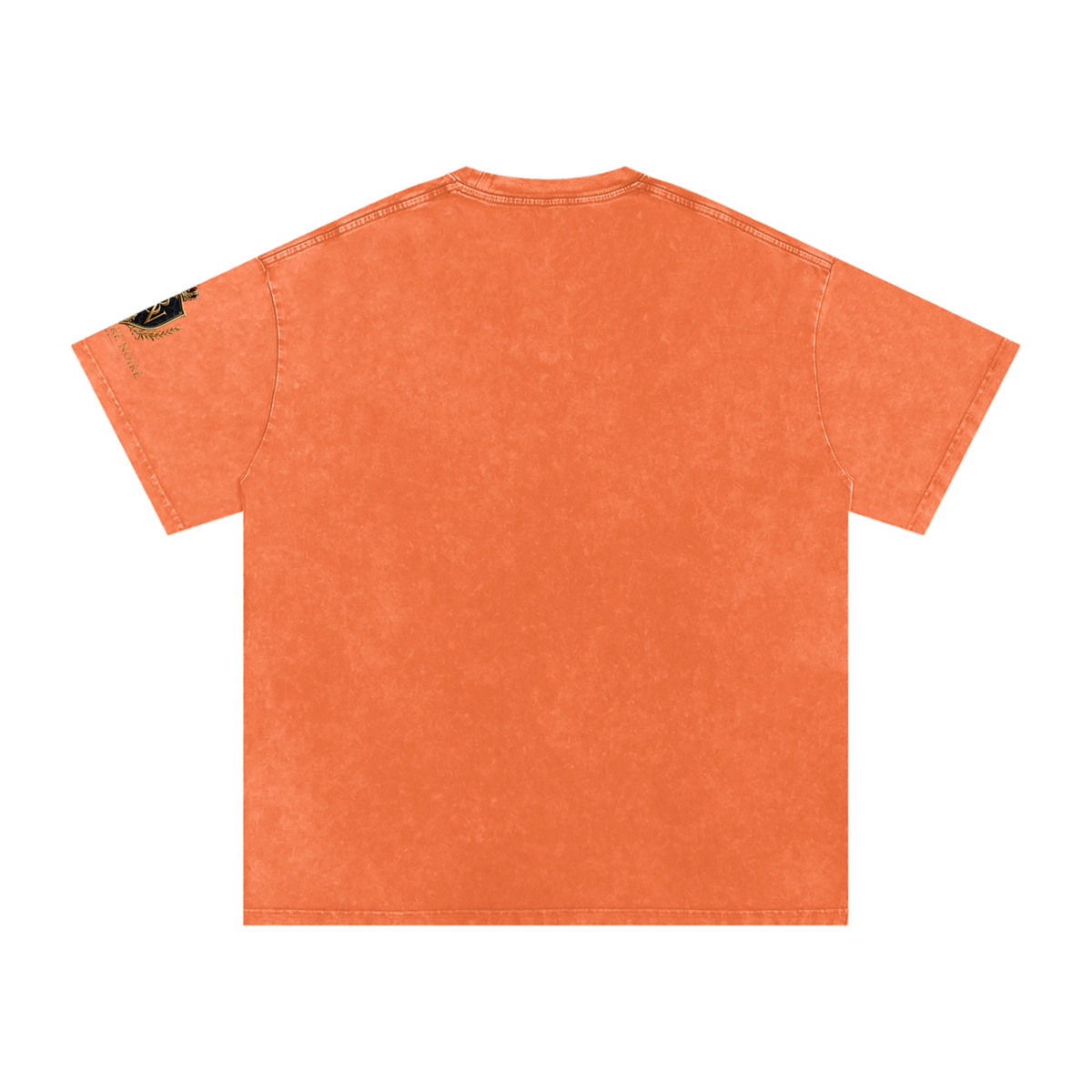 Belvedere Noire Snow Washed Oversized Cotton T-Shirt — Unisex 250gsm Vintage Wash Tee