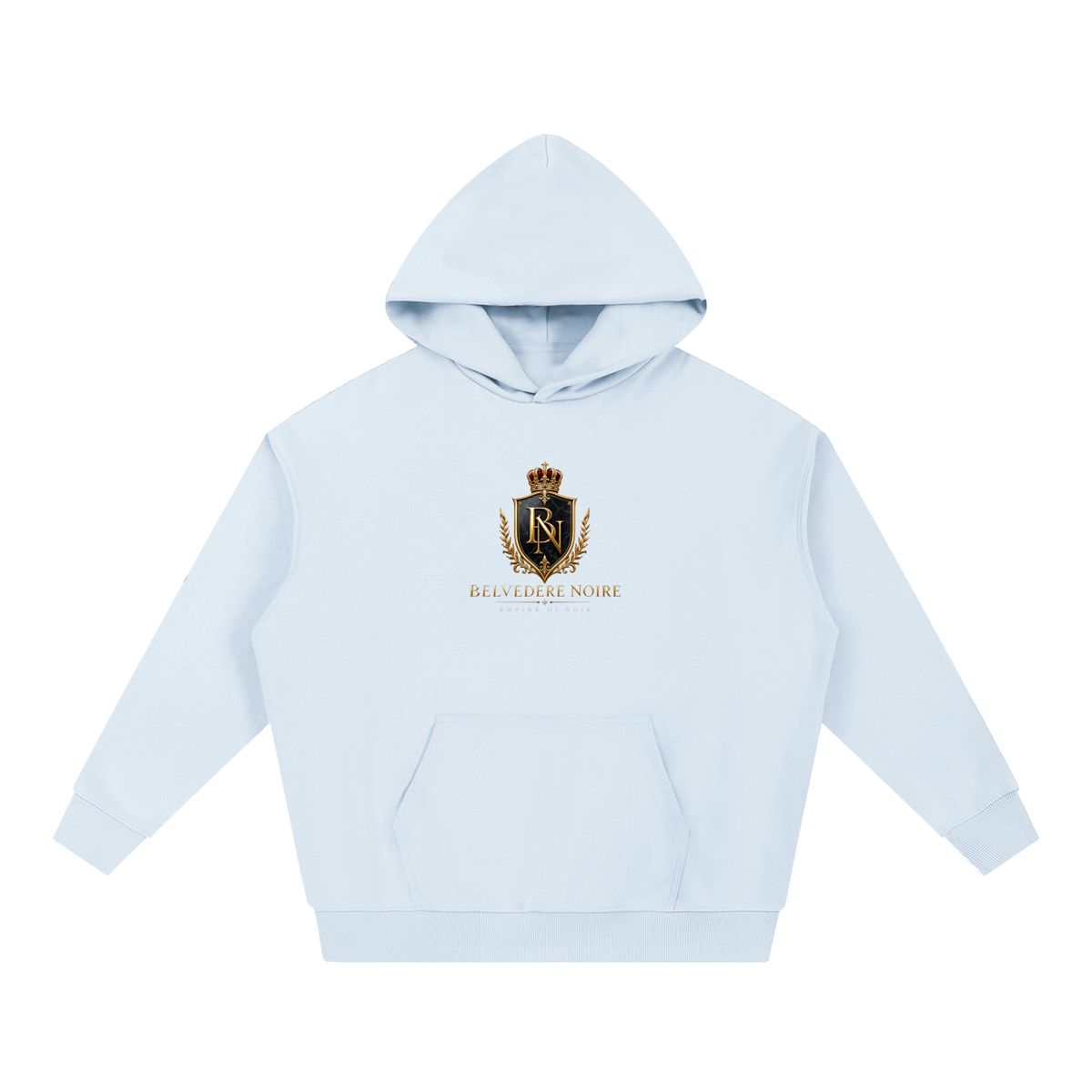 Belvedere Noire Essential Heavyweight Hoodie in oat grey