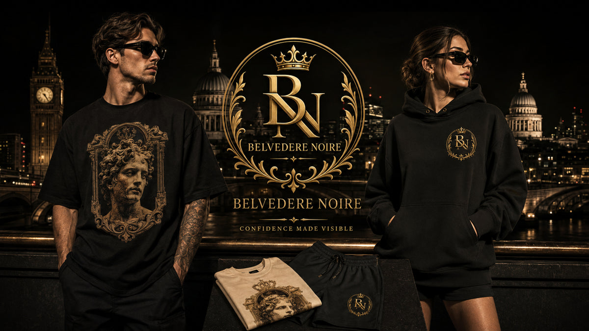 BELVEDERE NOIRE luxury streetwear and wearable art