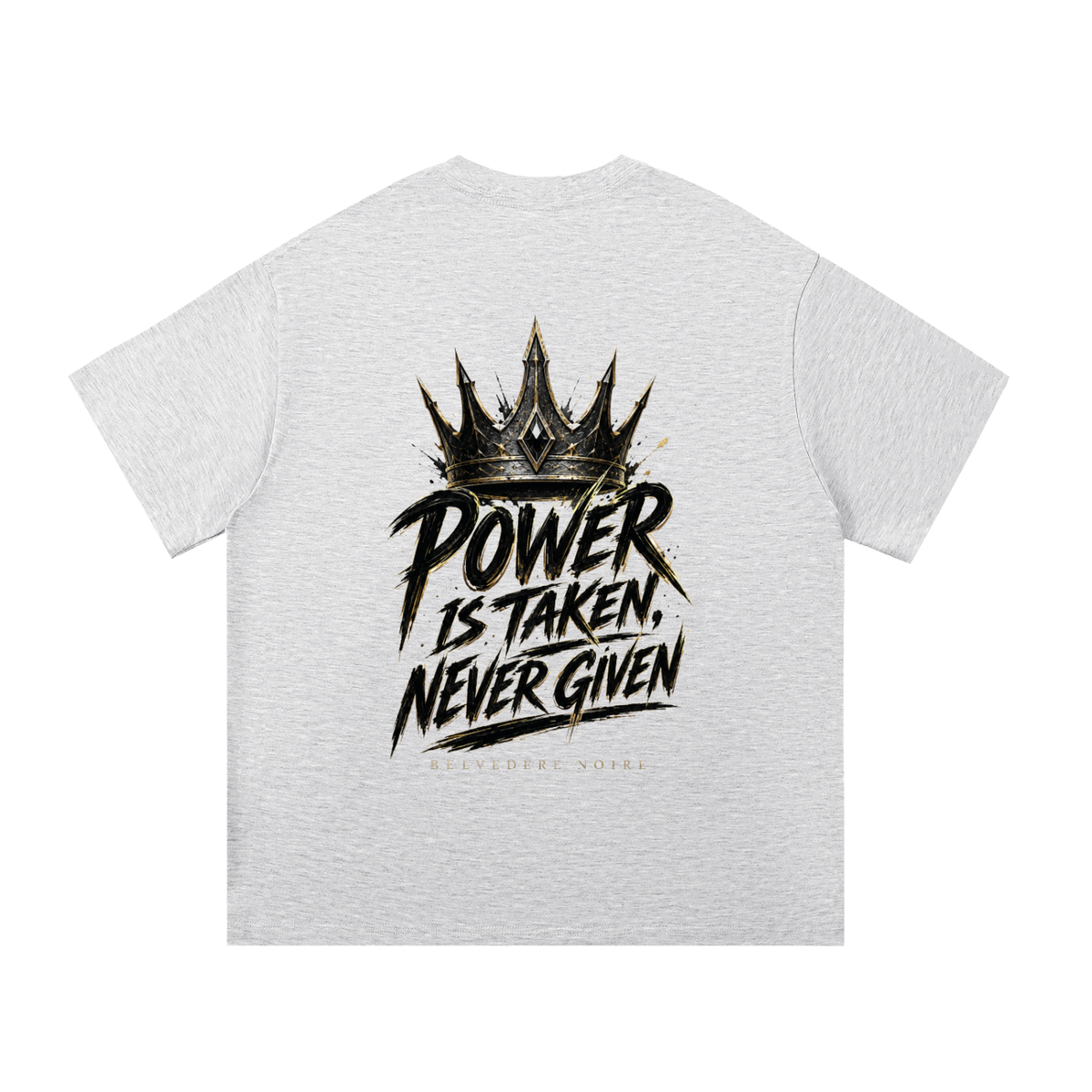 Belvedere Noire Essential Cotton T-Shirt, side view