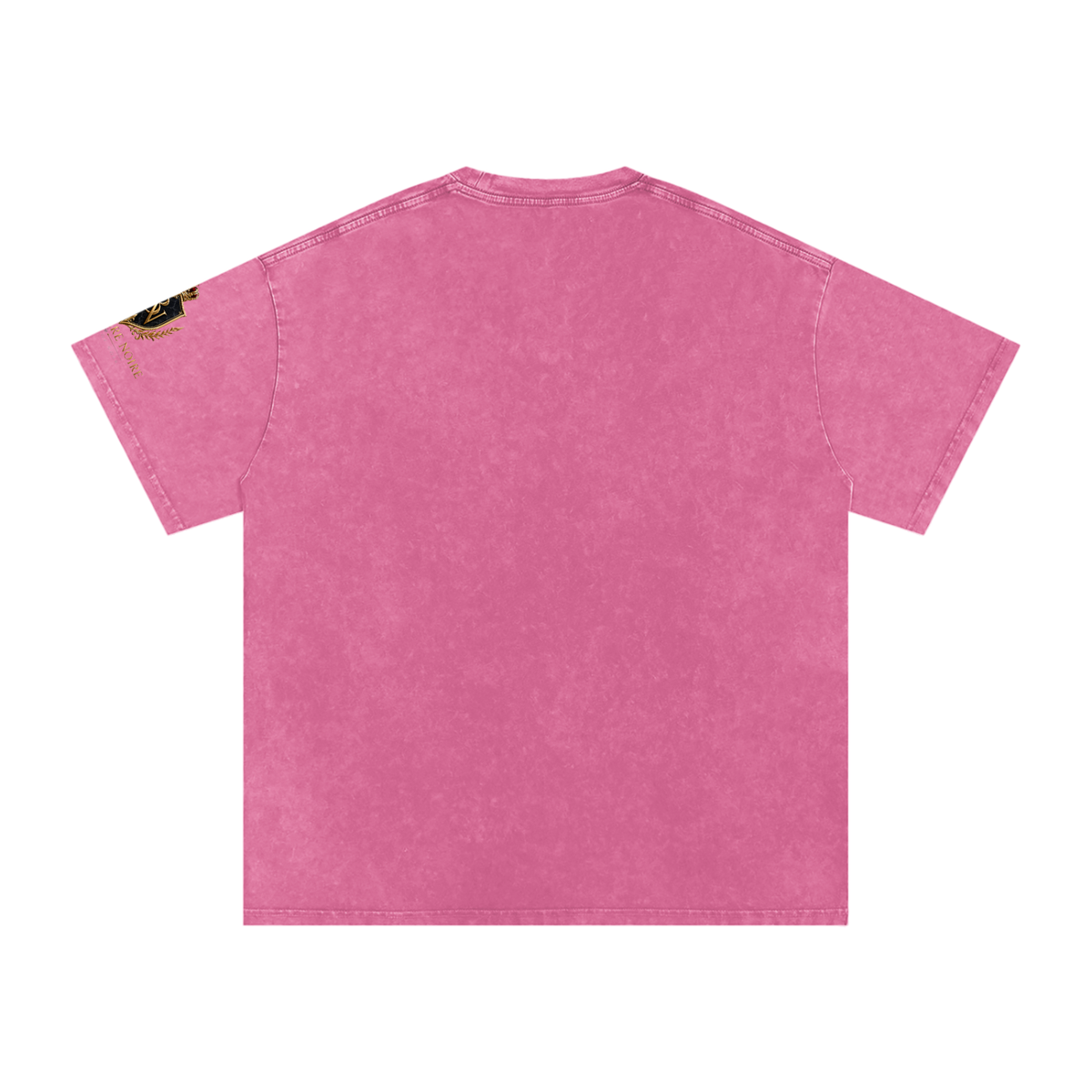 Belvedere Noire Snow Washed Oversized Cotton T-Shirt — Unisex 250gsm Vintage Wash Tee