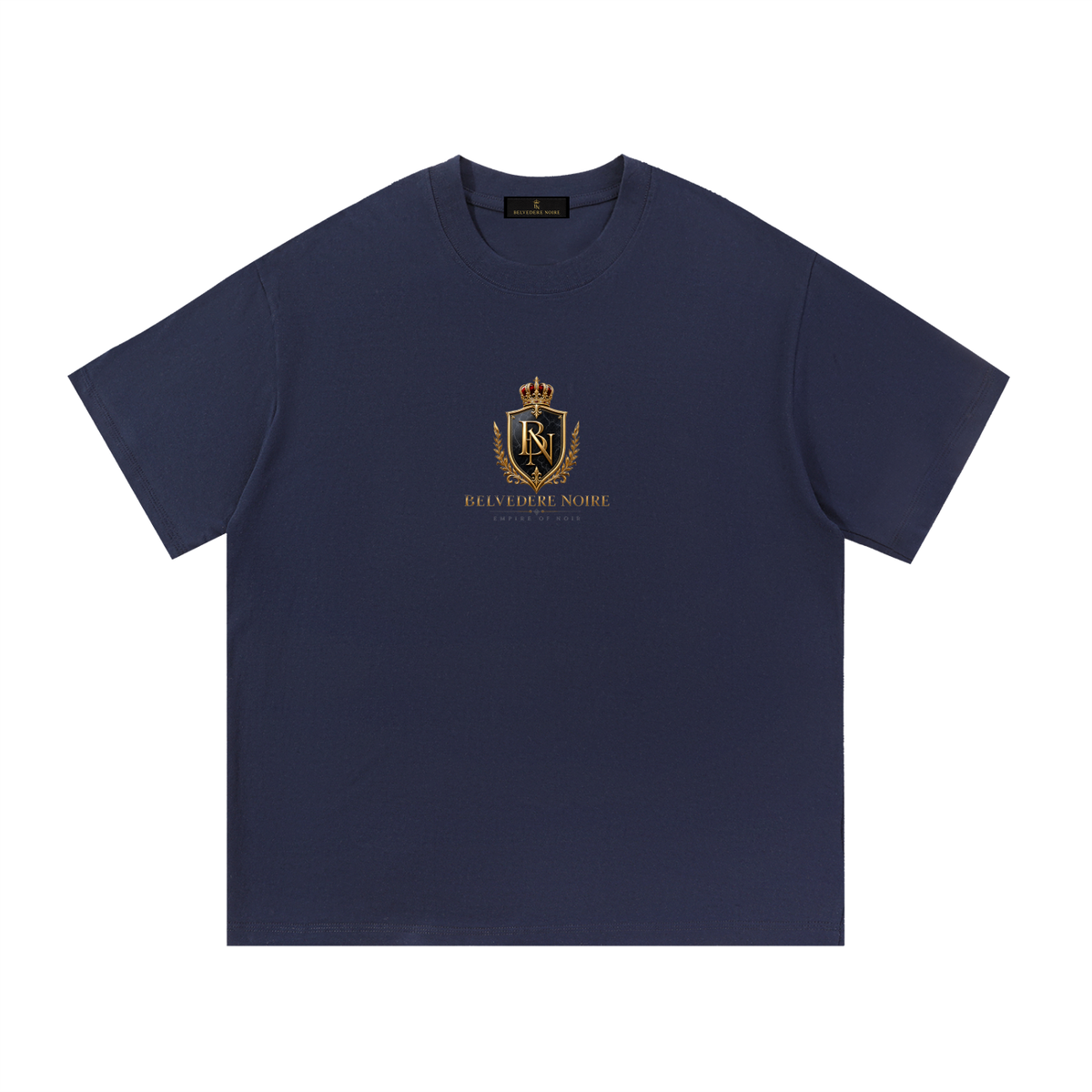 Belvedere Noire Essential Cotton T-Shirt — Unisex 260gsm Oversized Streetwear Tee