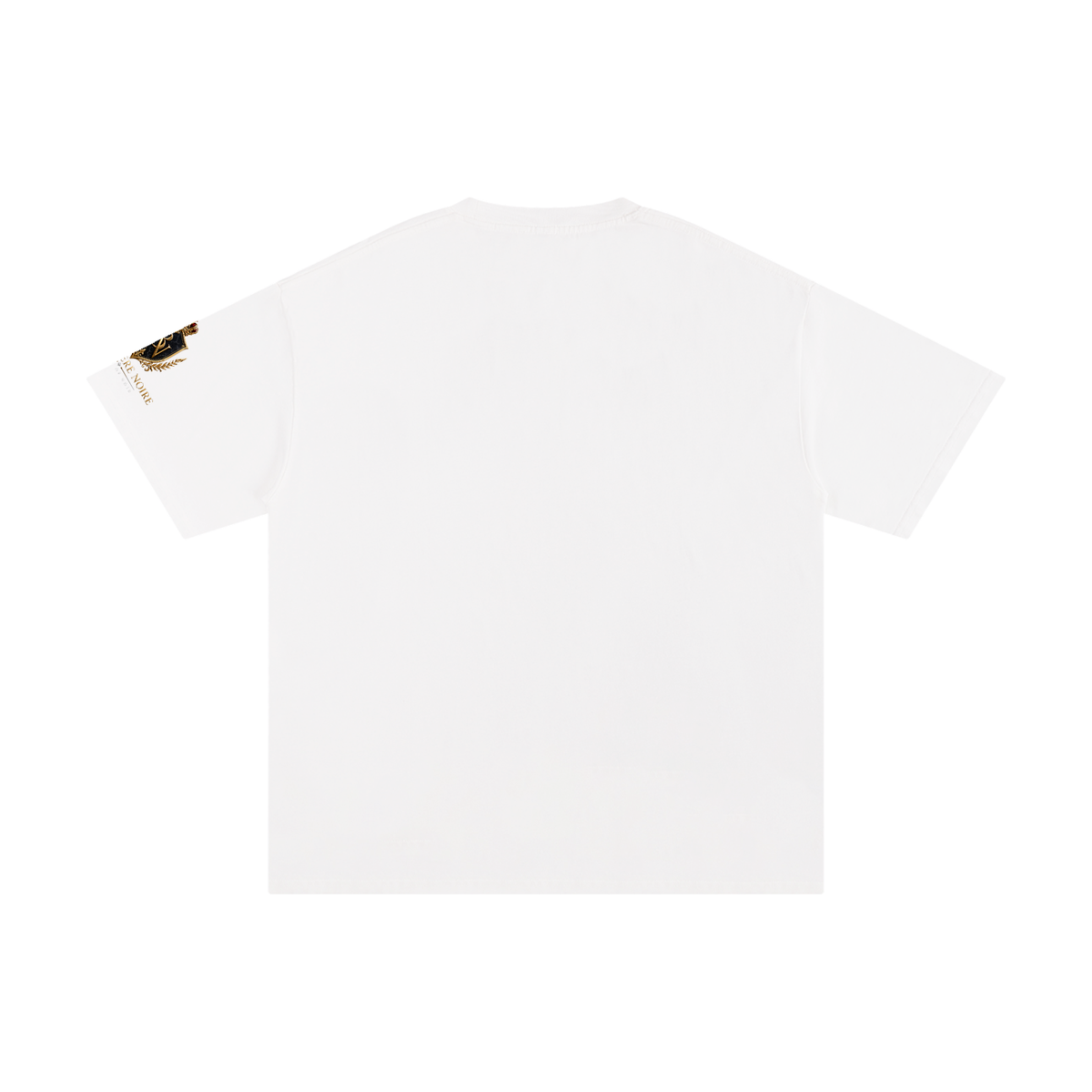 Belvedere Noire Pure Cotton T-Shirt, 230gsm everyday tee, back view