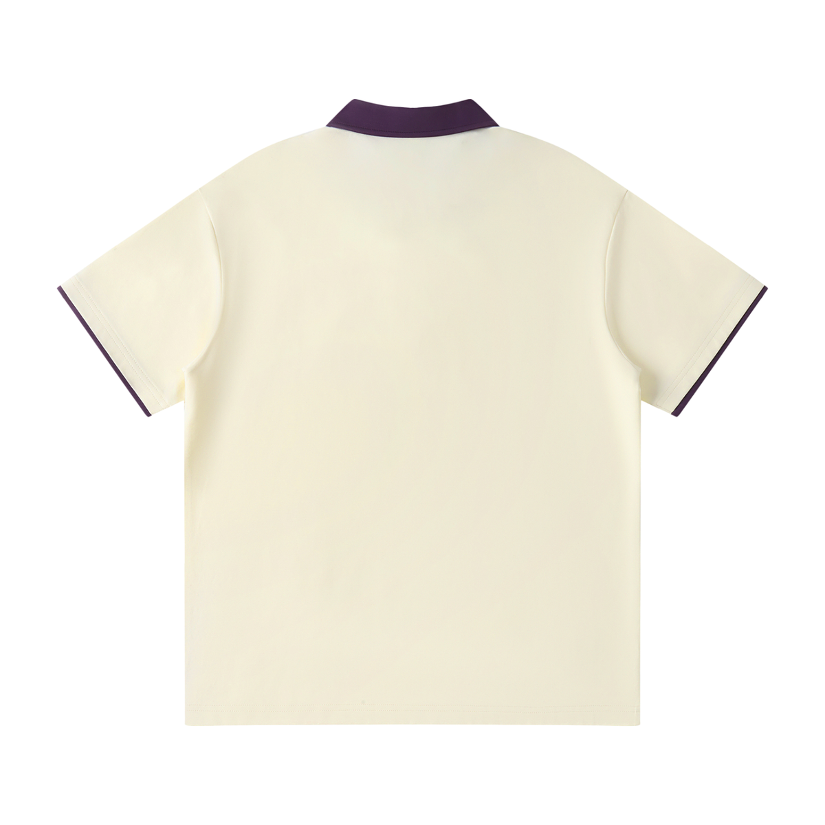 Belvedere Noire Contrast Collar Raglan Polo Shirt — Unisex 220gsm Cotton Streetwear Polo