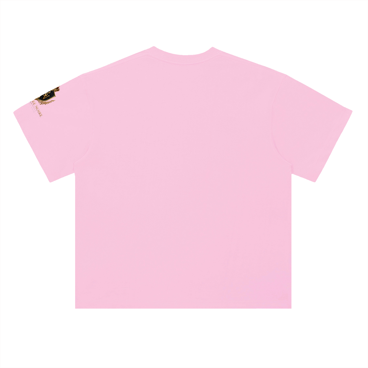 Belvedere Noire Heavyweight Drop Shoulder T-Shirt — Unisex Pure Cotton Oversized Tee