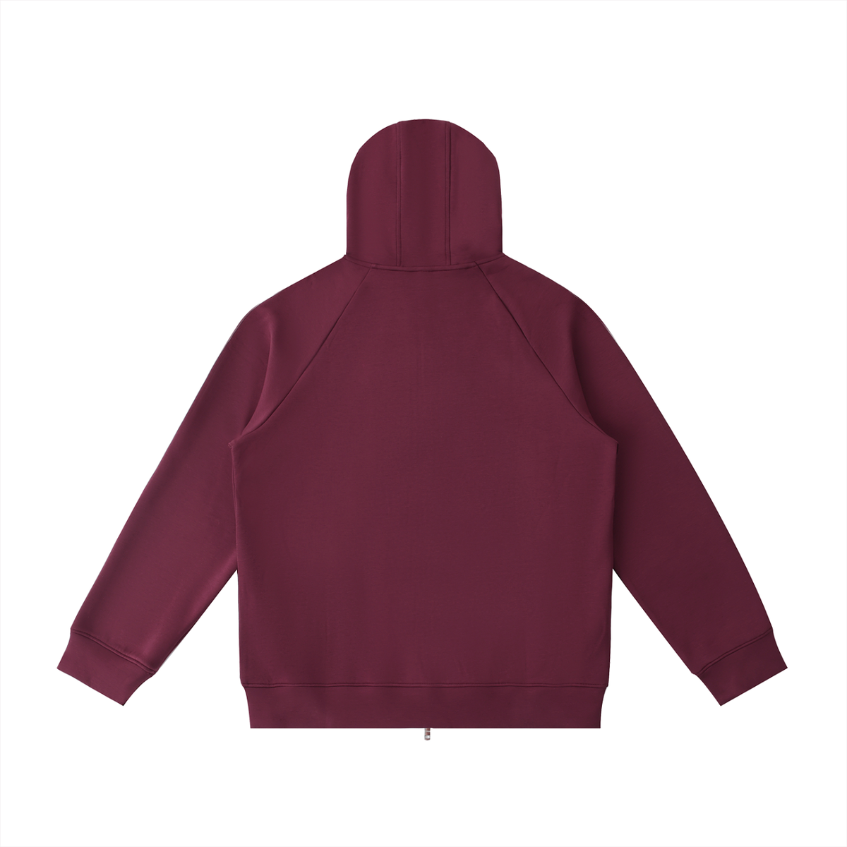 Belvedere Noire Heavyweight Raglan Zip Hoodie in blue