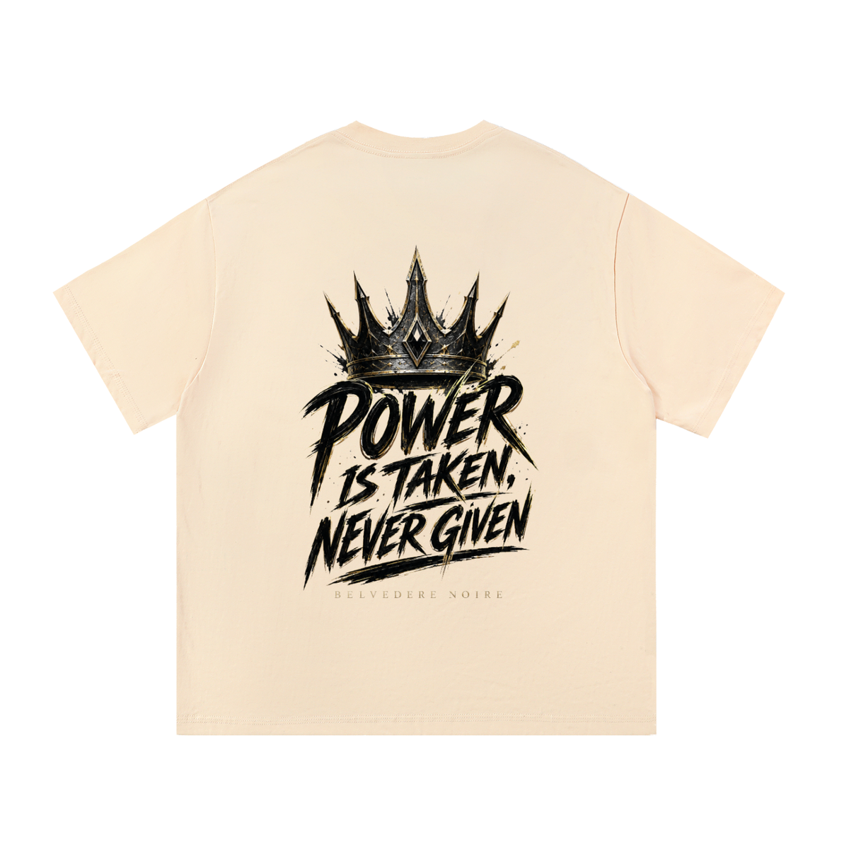Belvedere Noire Essential Cotton T-Shirt in white
