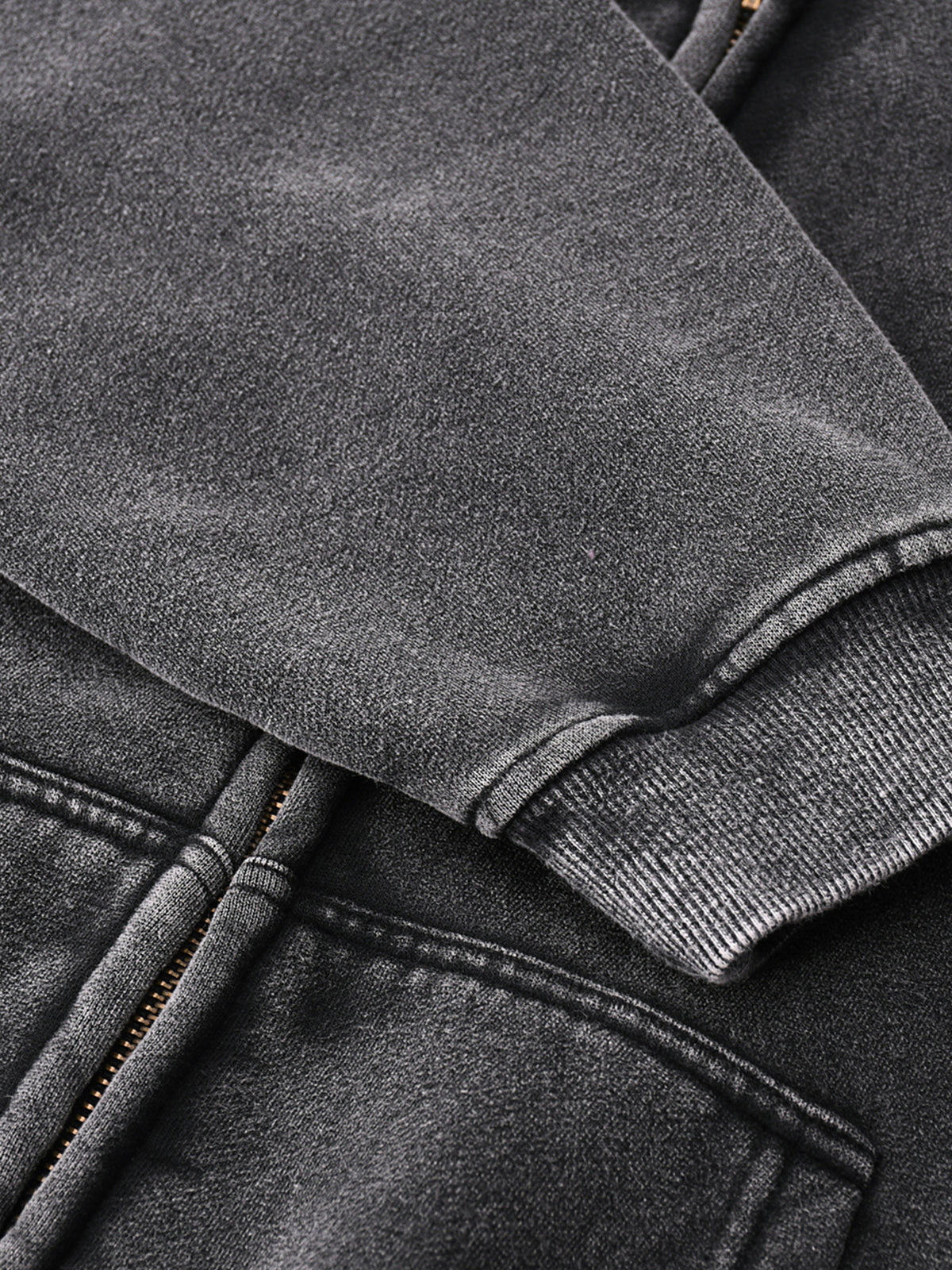 Belvedere Noire Zip-Through Boxy Fleece Hoodie — Unisex 355gsm Oversized Zip Hoodie