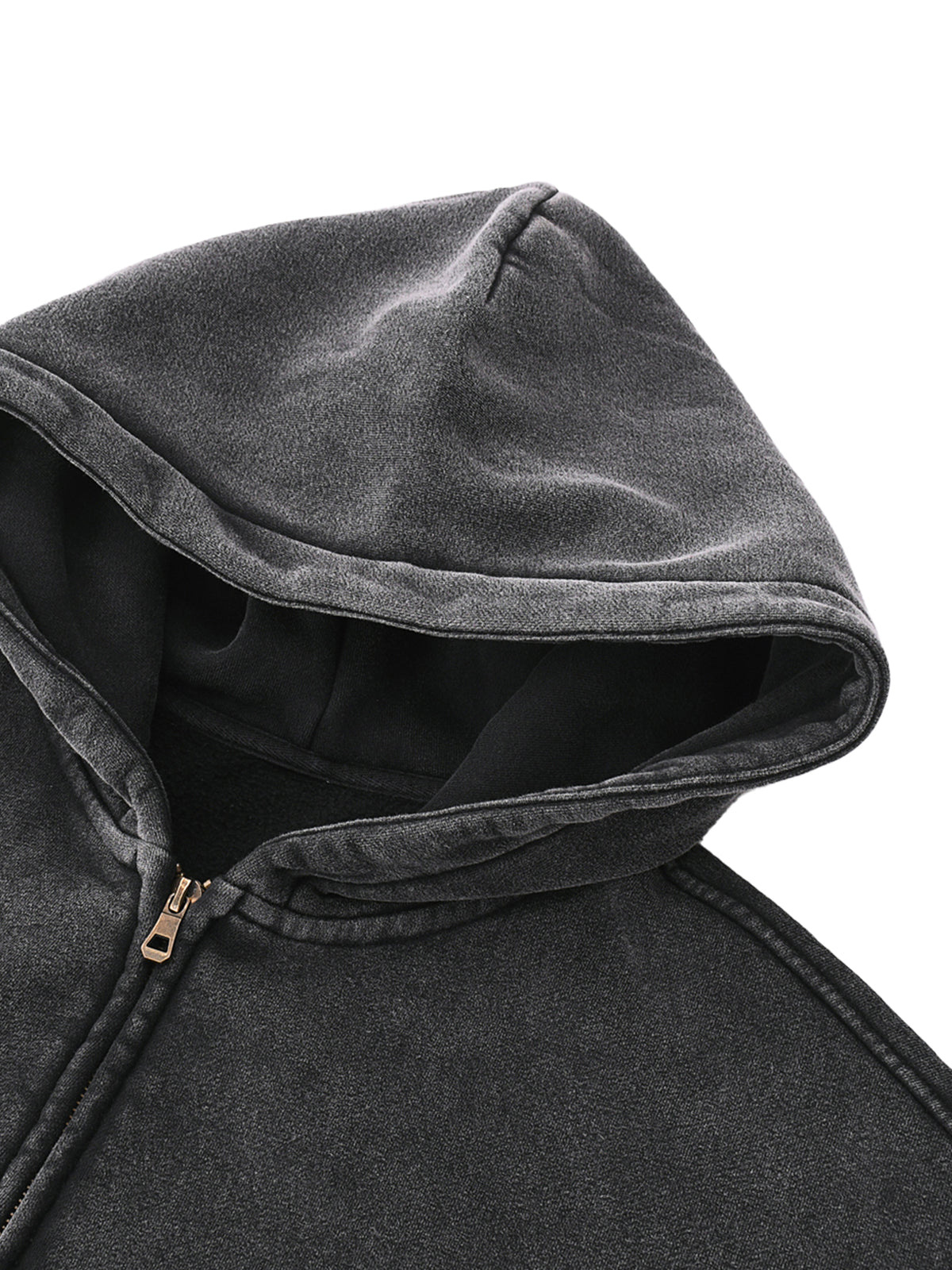 Belvedere Noire Zip-Through Boxy Fleece Hoodie — Unisex 355gsm Oversized Zip Hoodie