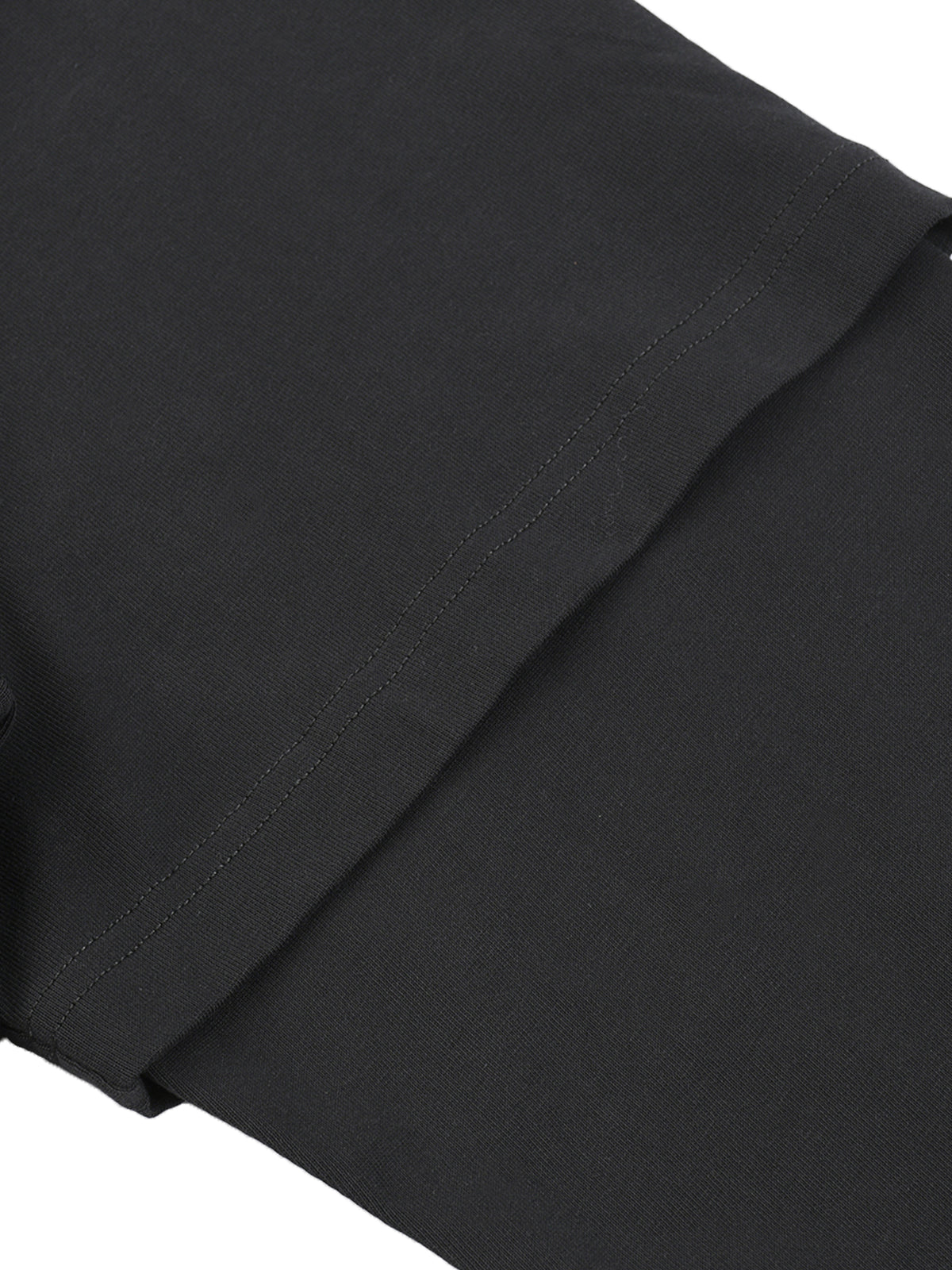 Belvedere Noire Layered Long Sleeve Oversized Tee, layered cuff detail