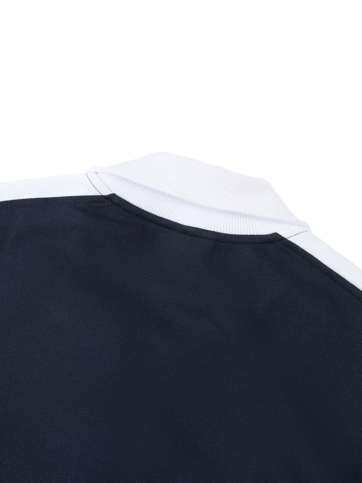 Belvedere Noire Contrast Trim Stand Collar Jacket, side view