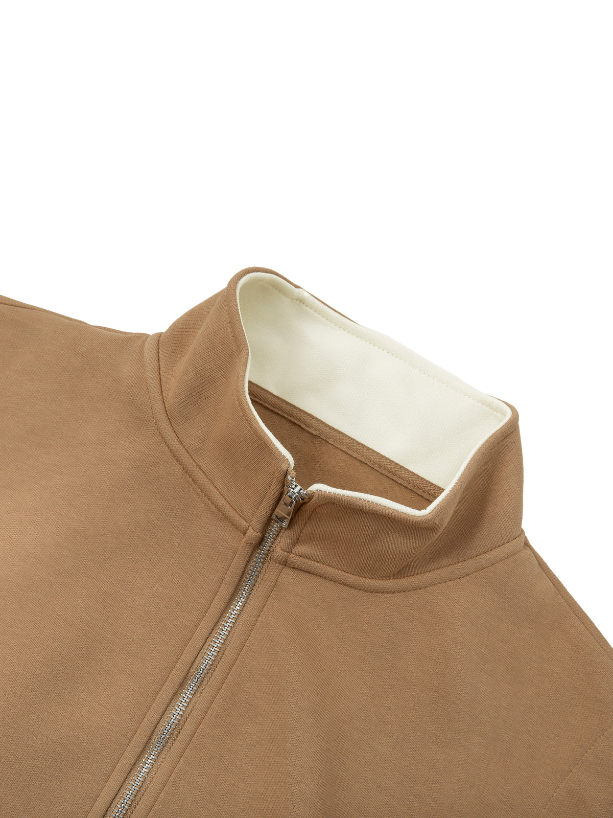 Clean-finished armhole detail on the Belvedere Noire Heavyweight Vest