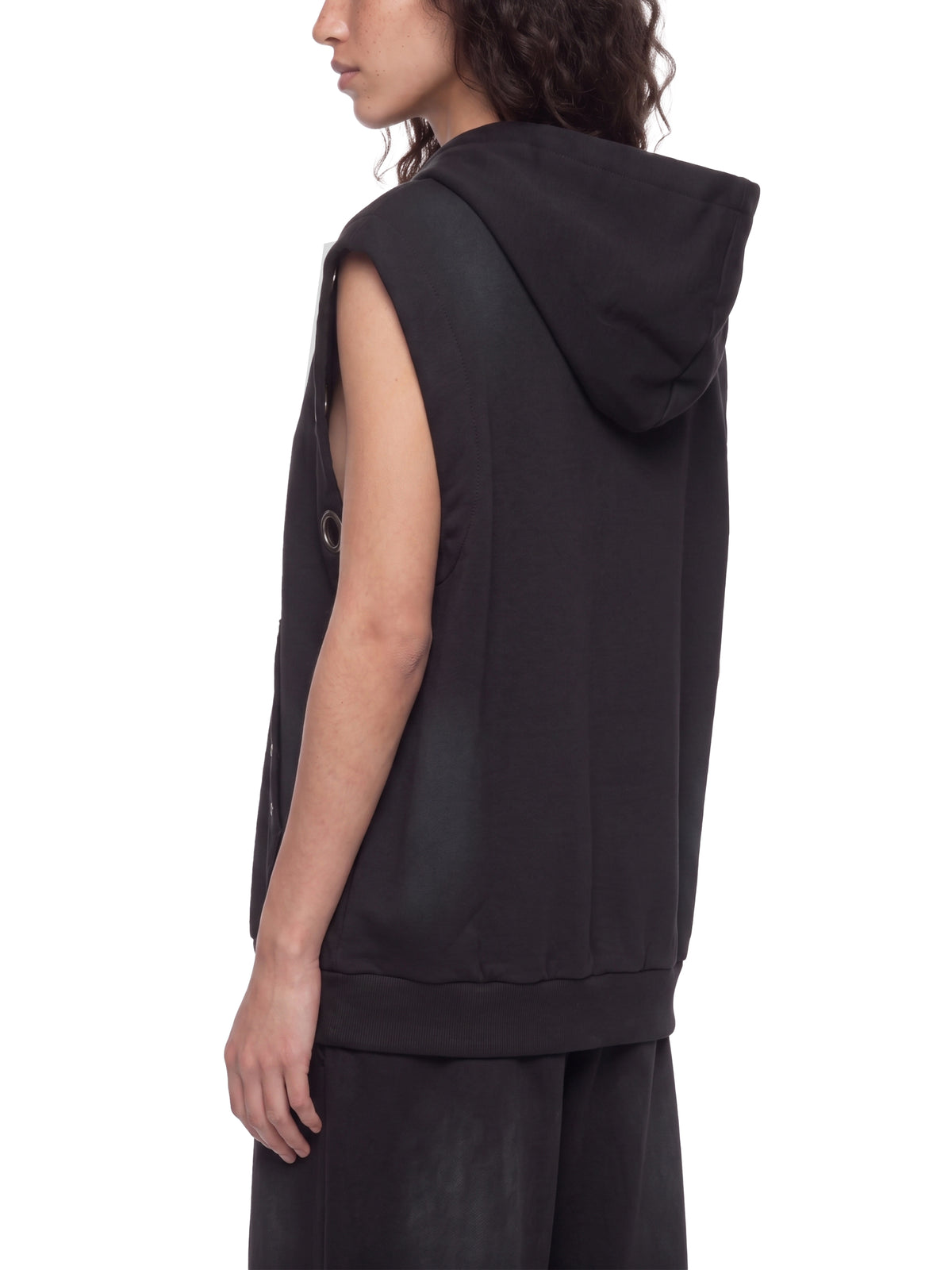 Belvedere Noire Vintage Wash Sleeveless Hoodie, colour options